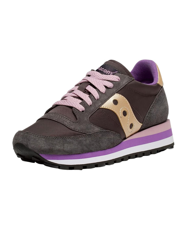 Saucony Jazz Triple Leather Grey Women-2