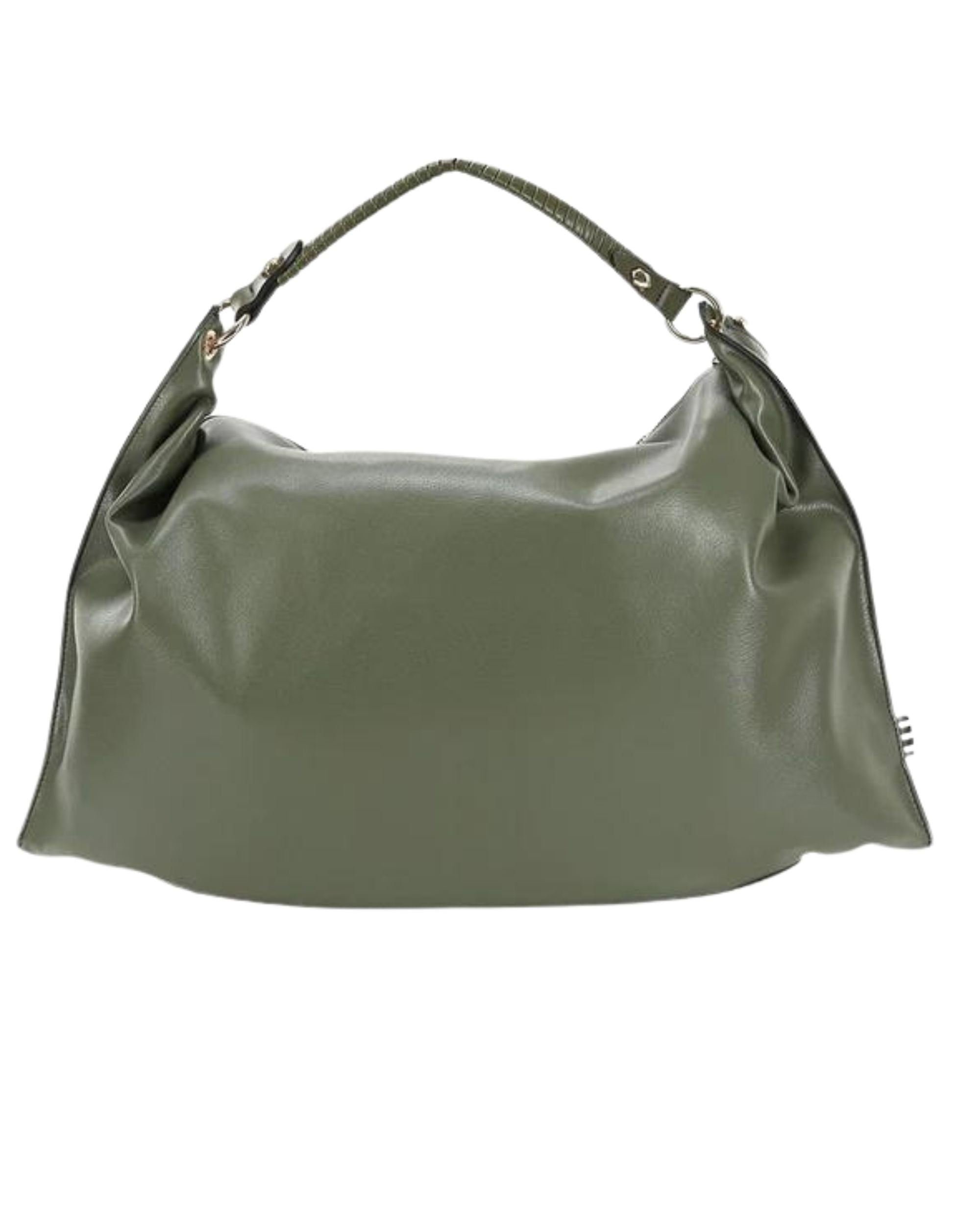 Manila Grace Larissa Green Shoulder Bag