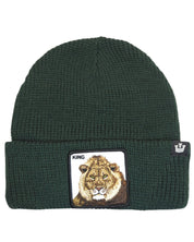 Goorin Bros. Beanie Hat Cap With Front Patch And Side Logo Green Unisex