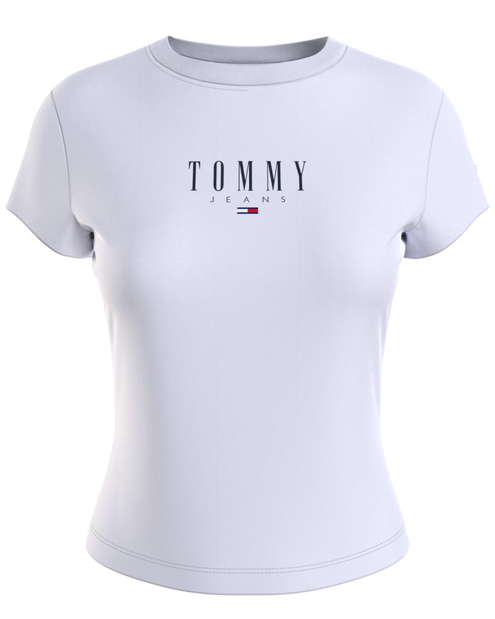Tommy Jeans Essential in Cotone Bianco 1