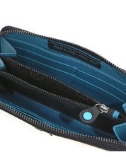 Gabs Zip Around Coin Purse Card Holder Blue Women