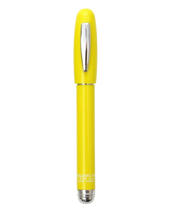 Spalding &amp; Bros Ag Fountain Pen Yellow Unisex 1