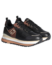 Liu Jo Sneakers Maxi Wonder 01 Donna in Ecopelle Nero