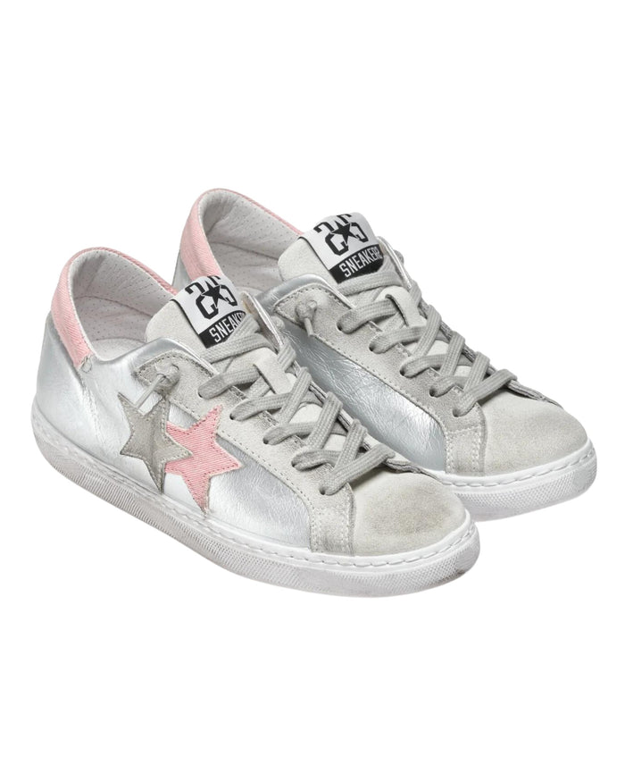 2star Sneaker Low Argento Donna-2