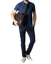 Piquadro Document Bag Holder PC Monitor Laptop Brown Men