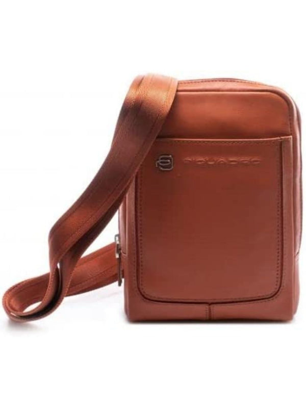 Piquadro Vibe Shoulder Bag Ipad Mini Orange Men