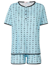 Chiara Ferragni Short Pyjamas Eye-star Complete By Azzurro Donna