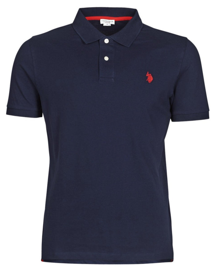 U.S. Polo Assn. T-Shirt Logo Fronte e Retro Cotone Blu 1