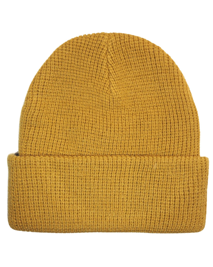 Goorin Bros. Cappello Beanie Hat Cuffia Con Patch Frontale E Logo Su Lato Marrone Unisex 3