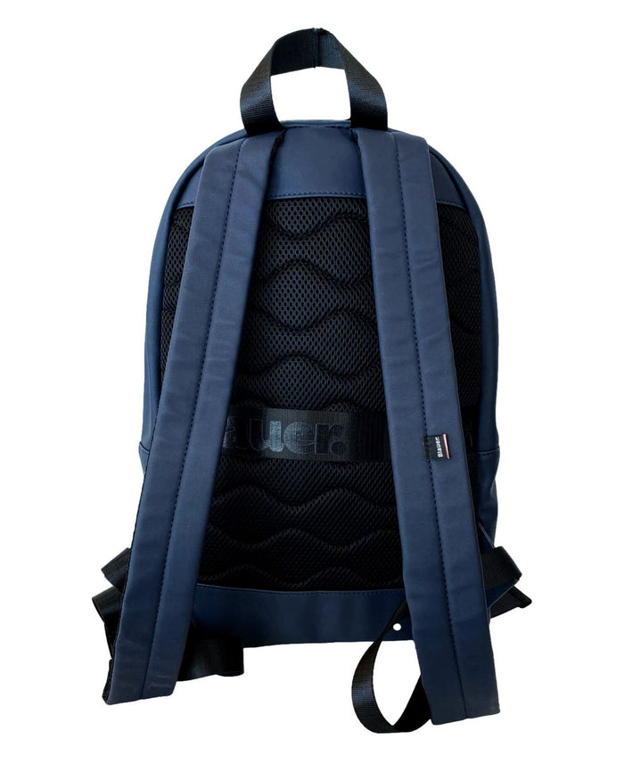 Blauer Coated Taslan Backpack Blu Uomo 2