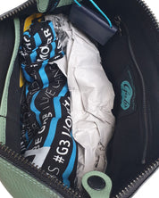 Gabs Zainetto Icon Black Pelle Verde