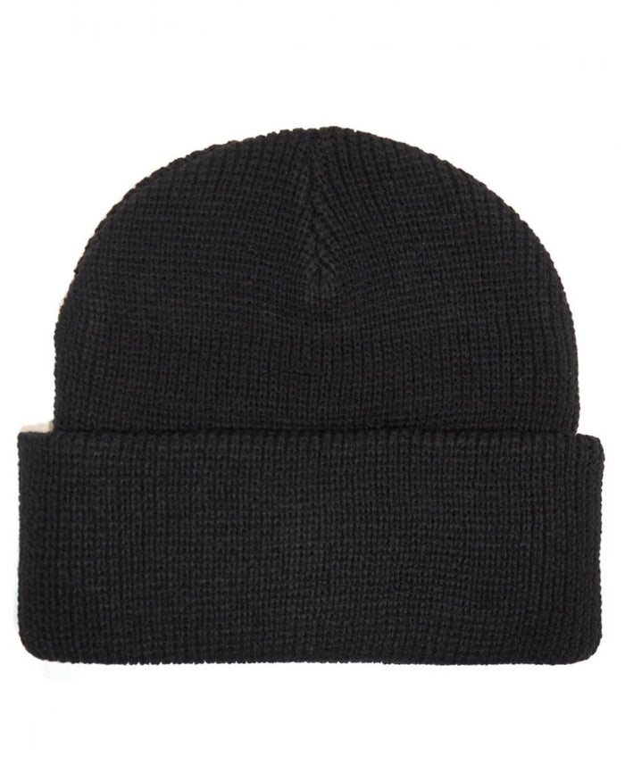 Goorin Bros. Cappello Beanie Hat Cuffia Con Patch Frontale E Logo Su Lato Nero Unisex 2