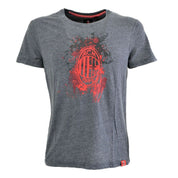 T-SHIRT MILAN Uomo maglia manica corta 100% cotone calciatore milts200ma