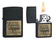Zippo Windproof Refillable Made In Usa Black Unisex