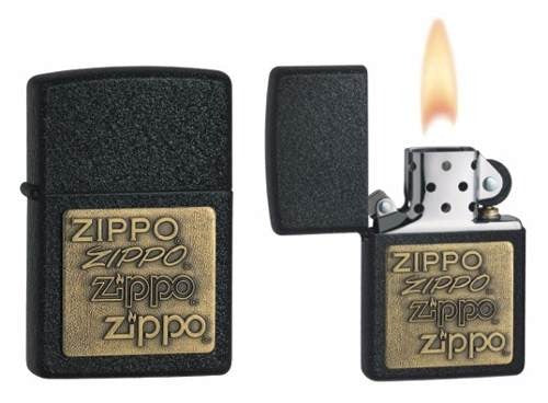 Zippo Windproof Refillable Made In Usa Black Unisex
