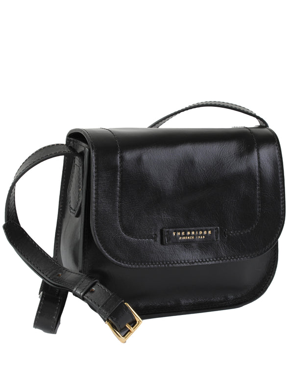 The Bridge Shopper Media Tracolla Sacca Crossbody Nero Donna-2