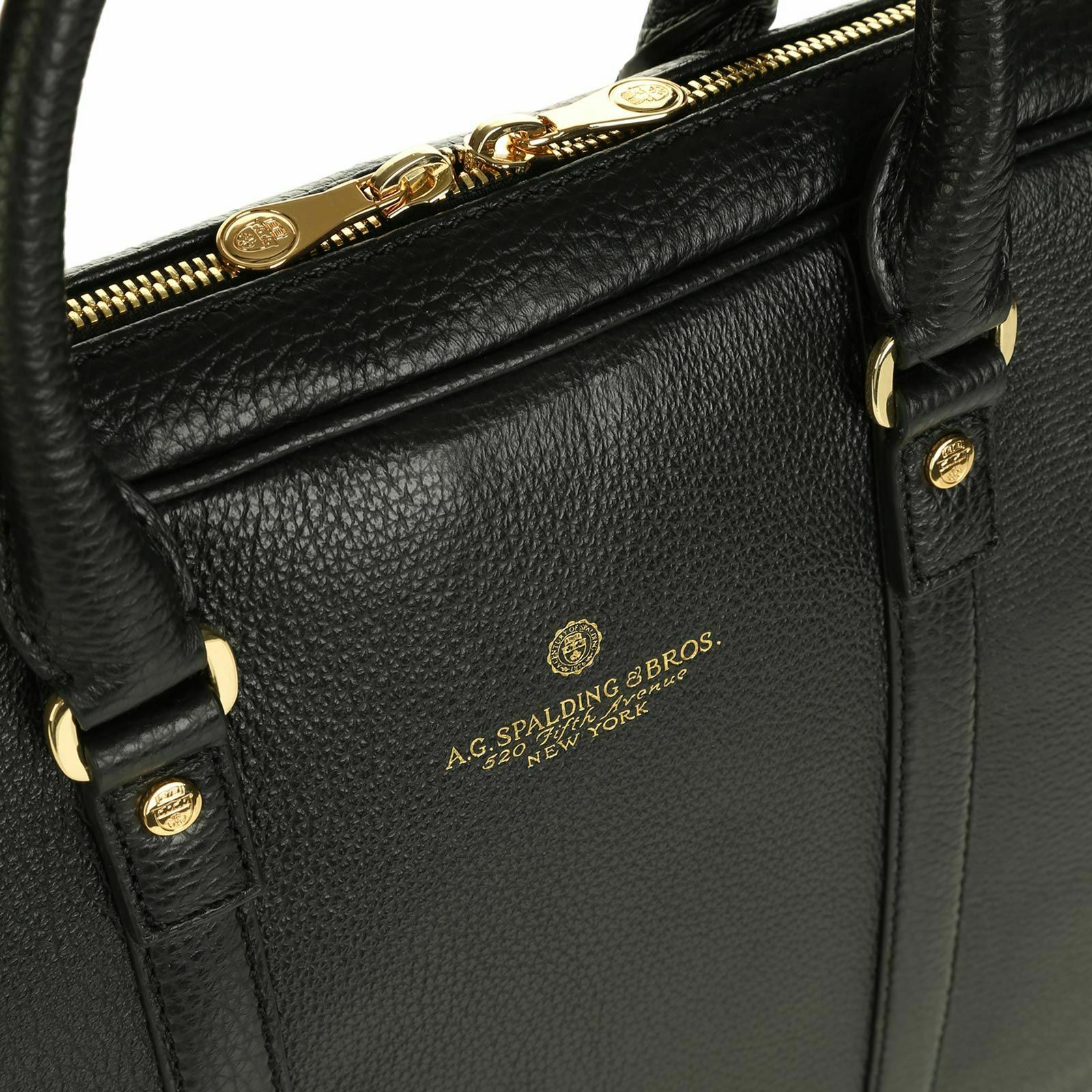 Spalding &amp; Bros Ag Messenger Shopper Shoulder Bag - Tiffany Black Women