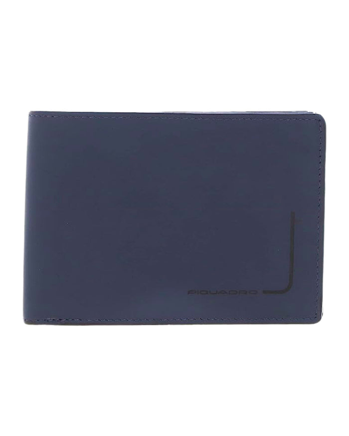 Piquadro With Document Holder, Blue Coin Purse Men 1