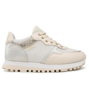Liu Jo Scarpe Sneakers Wonder 01 Beige Pelle/Tessuto