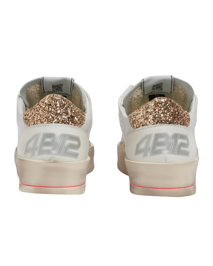4b12 Sneaker Bianco Donna 3