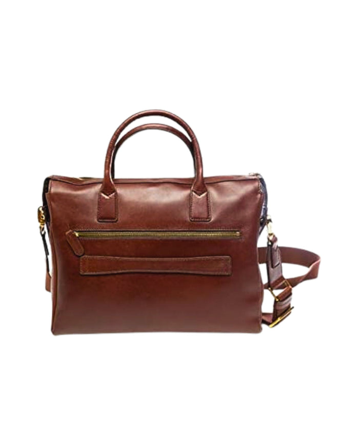 The Bridge Briefcase Giannutri In Brown Leather Women 3