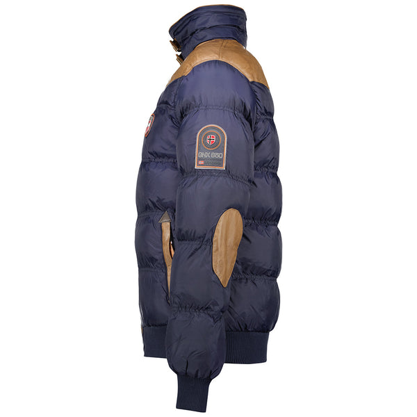 Geographical Norway Giacca Giubbotto Teddy Orsetto Blu Uomo-2