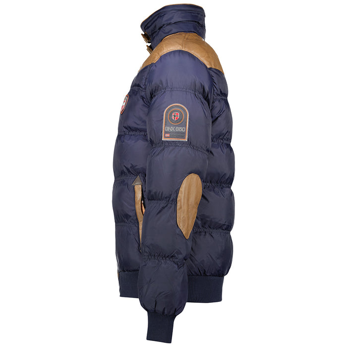 Geographical Norway Giacca Giubbotto Teddy Orsetto Blu Uomo 2