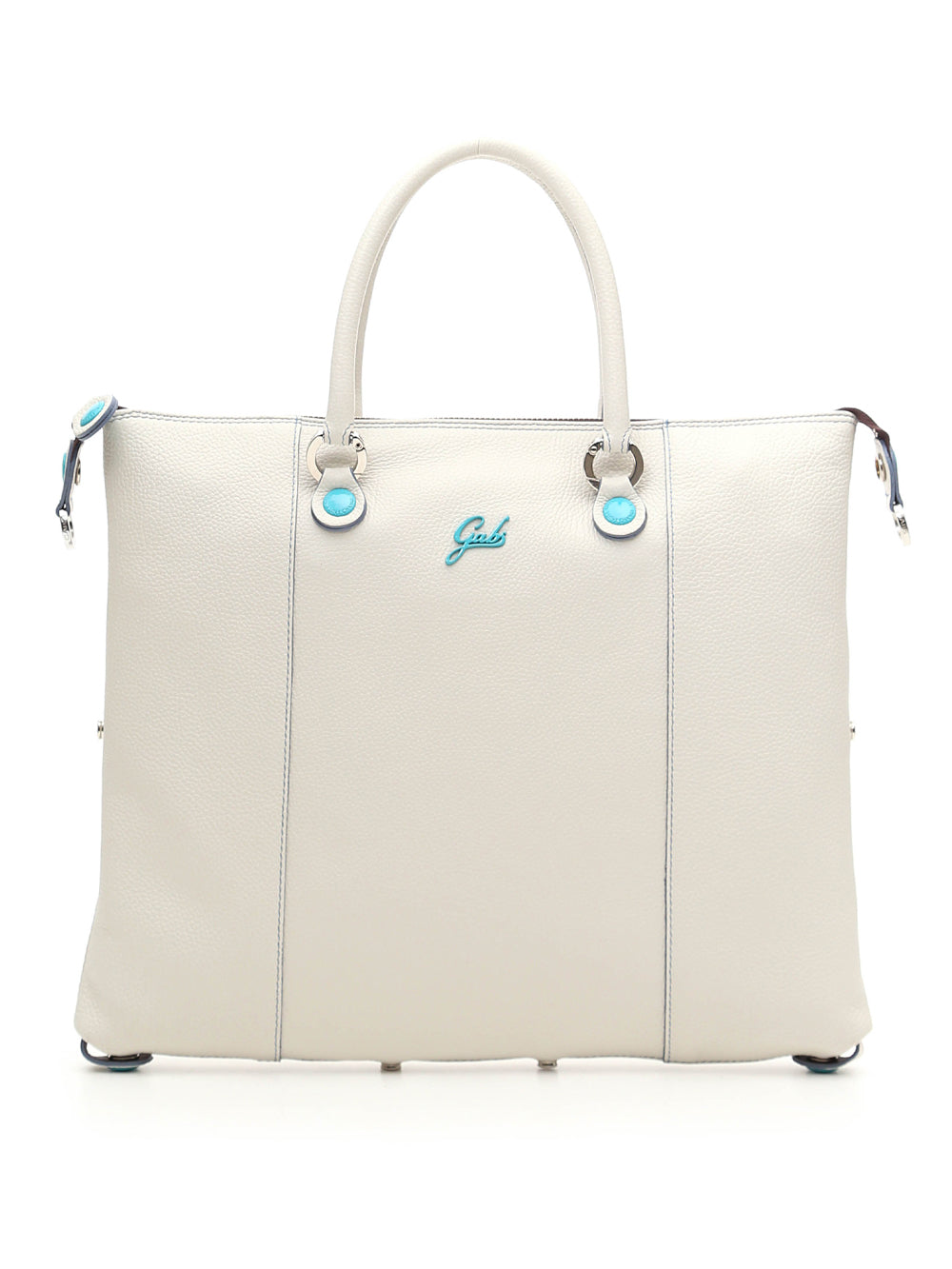 Gabs G3 Plus M Basic Borsa Zaino Trasformabile Hobo Shopper Tote Bauletto in Pelle Panna