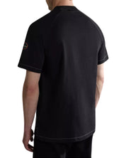 Napapijri Maglietta Manica Corta Weddell Cotone Nero