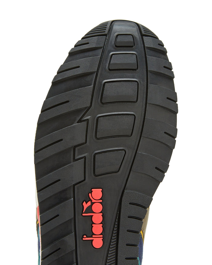 Diadora Sneaker N9002 in Pelle Scamosciata Navy Multicolore 5