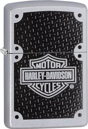 Zippo accendino Harley Davidson Antivento Ricaricabile Made In Usa Argento 24025