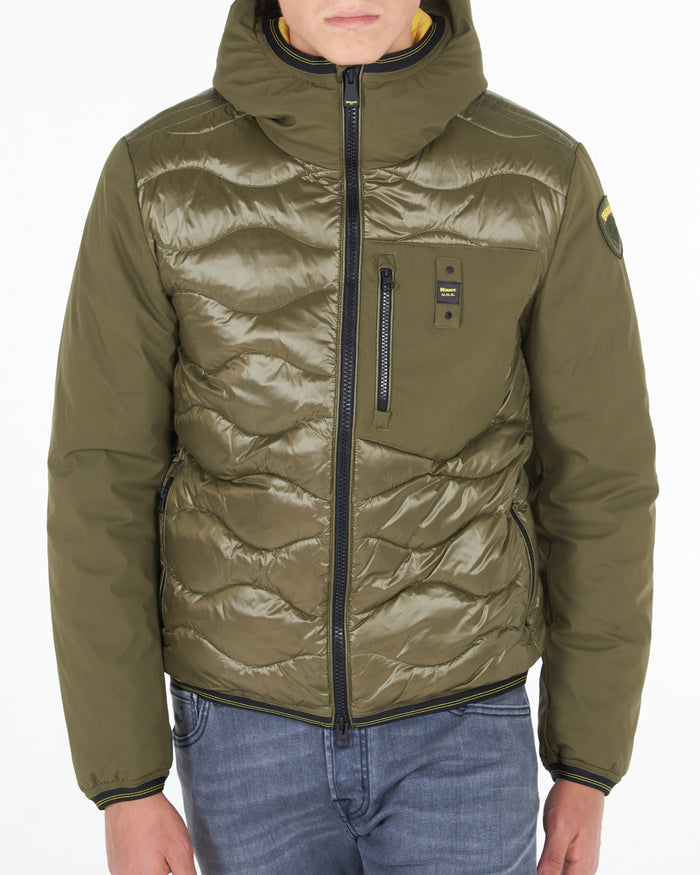 Blauer Short Jacket Feather/wadding Green Men 2