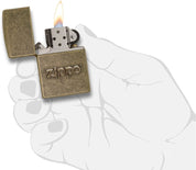 Zippo accendino Antivento Ricaricabile Made In Usa Bronzo 28994