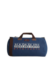 Napapijri Borsa da Viaggio con Tracolla Amovibile e Regolabile Blu in Cotone Cerato