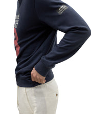 Ecoalf Long Sleeve Cotton Shirt with Front Print Blue