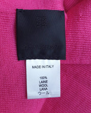 Givenchy Beanie Hat Big Logo Wool Purple