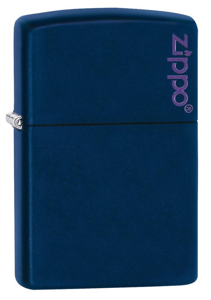 Zippo Matte Con Logo Blu Unisex 239zl