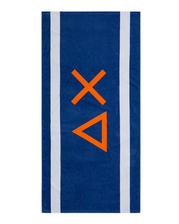 Sun68 Asciugamano Logo Grande Blu 2
