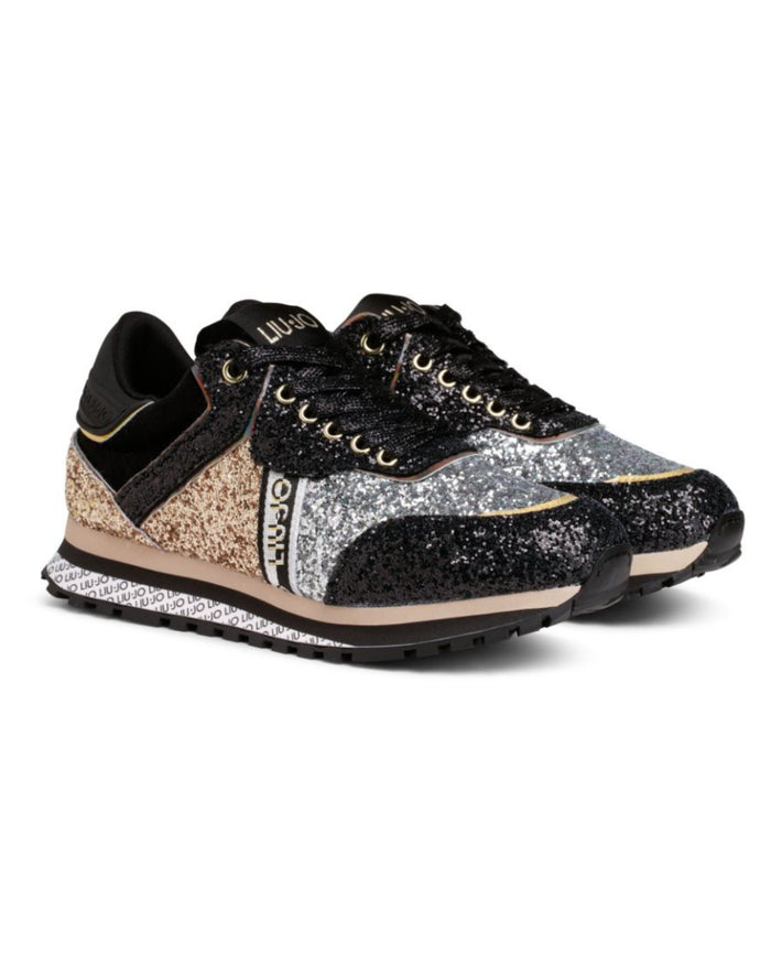 Liu Jo Sneakers Wonder 250 Glitter Nero 2