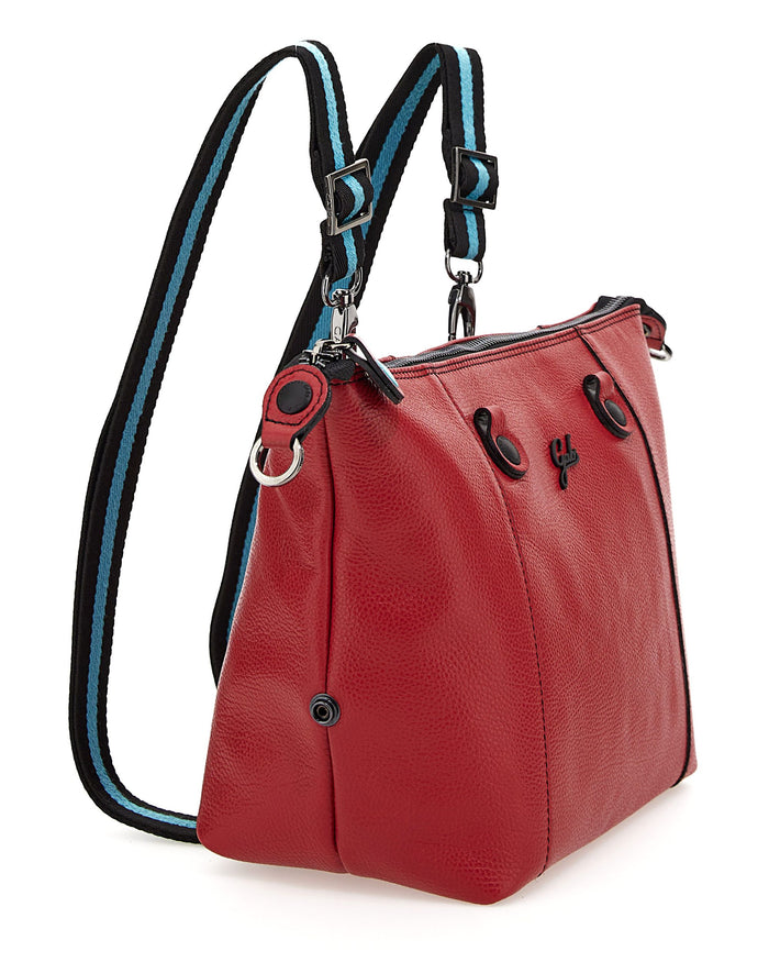 Gabs Shopper Tote Bauletto Zaino Trasformabile Rosso Donna 3