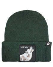 Goorin Bros. Cappello Beanie Hat Cuffia Con Patch Frontale E Logo Su Lato Verde Unisex