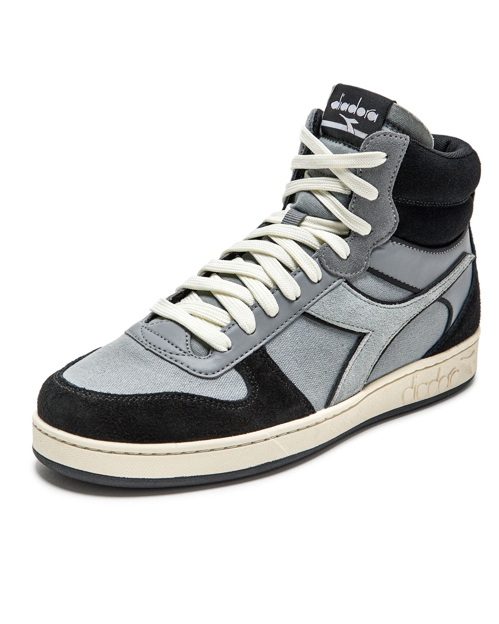 Diadora High Sneakers Magic Canvas Waxed/Leather Black