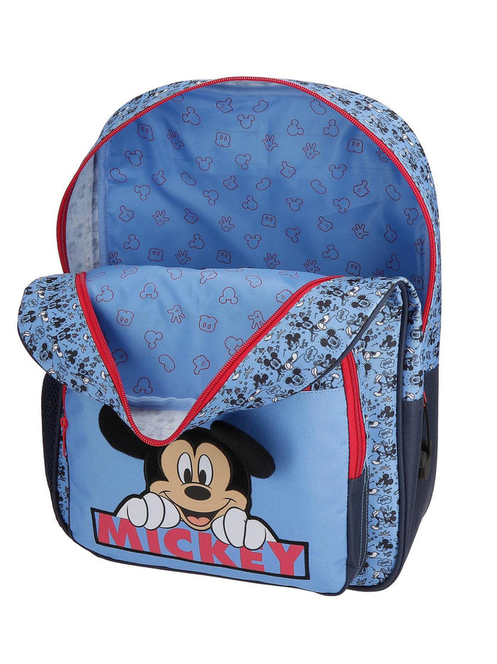 Disney 38 Cm Topolino Mickey Logo All Over Bambino Blu Uomo 4