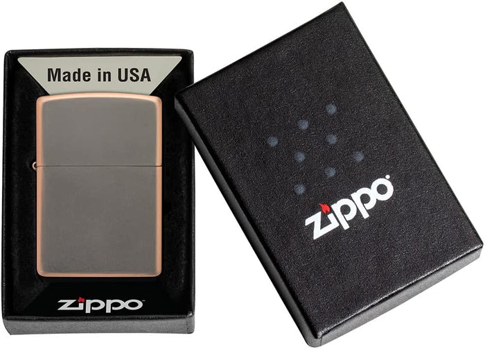 Zippo Bronzo Rustico Grigio Unisex 3