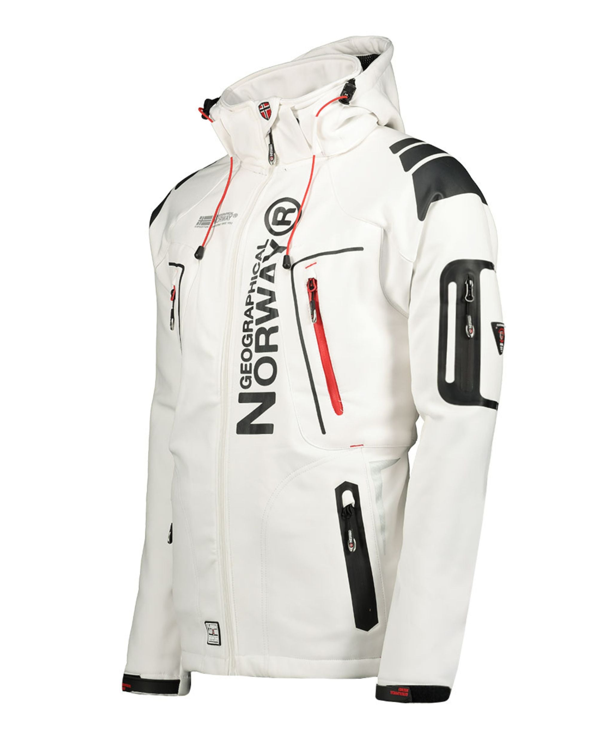 Geographical Norway Multifunctional Jacket With External Pockets White Men