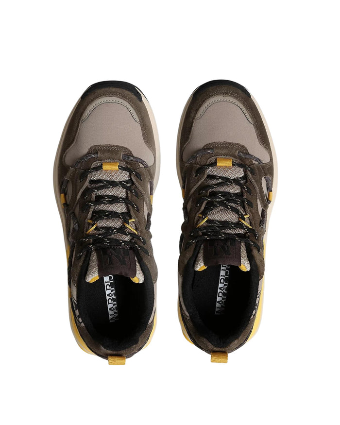Napapijri Sneakers Alpine Vert02 Poliestere/Pelle Marrone 3