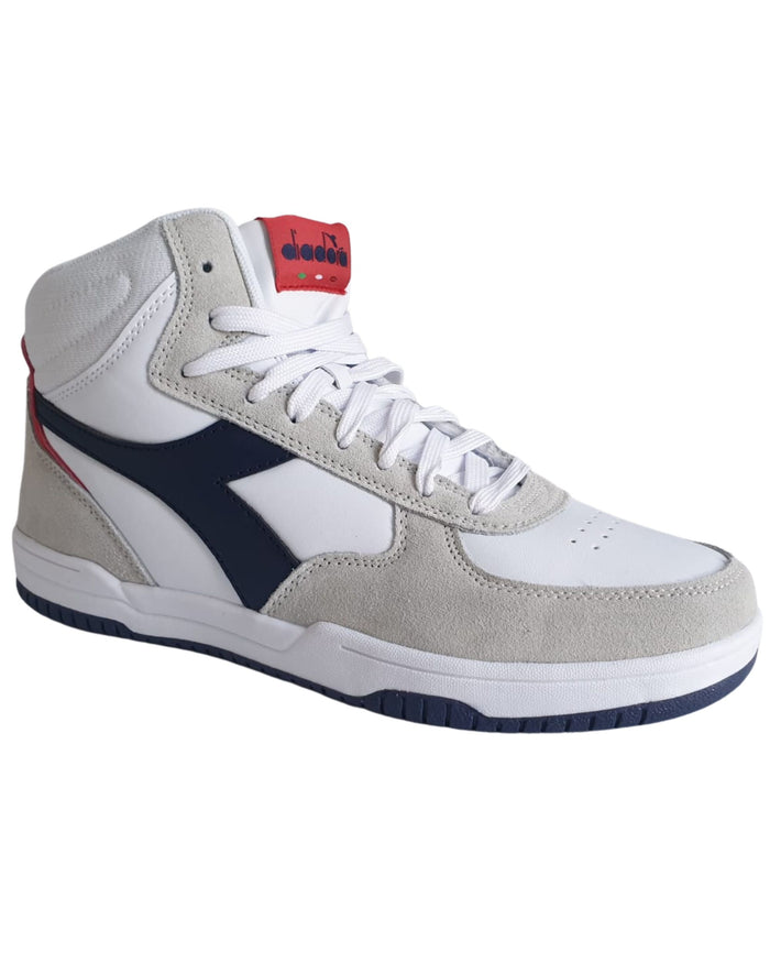 Diadora Raptor High Sneakers Leather/Canvas Grey 1