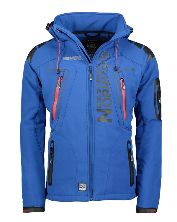 Geographical Norway Giubbotto Multifunzione Con Tasche Esterne Blu Uomo