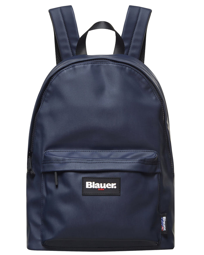 Blauer Coated Taslan Backpack Blu Uomo 1