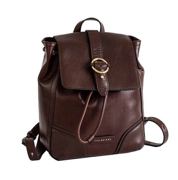 The Bridge Backpack Drawstring Brown Women's Backpack